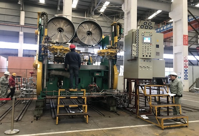 Commissioning of tire curing press